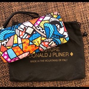 Donald Pliner Wristlet/ Cosmetic Bag